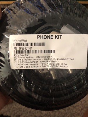 Spectrum Time Warner Arris Internet/Phone/Cable Modem Wiring Kit 
