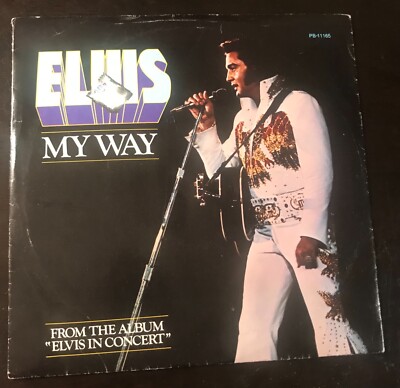 Elvis Presley Vinyl Record 1977 My Way America Personal Appearance Recording