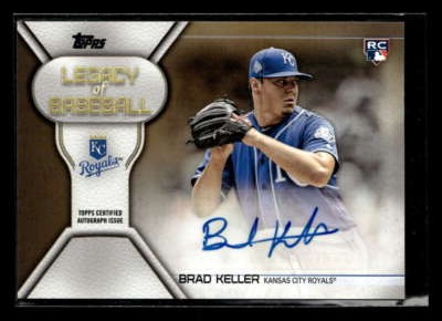 2019 Topps Brad Keller Gold Rookie Autograph Auto /50 Royals FX2338