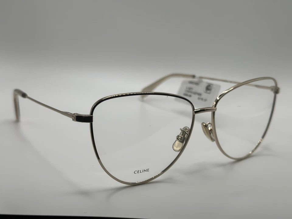 Nuevas gafas Celine CL50101U - oro claro brillante - talla 57-14-145 - unisex Foto 3 de 4