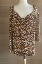 George Ladies Lightweight on/off Shoulder Top 3/4 Sleeves Size 20 ??t