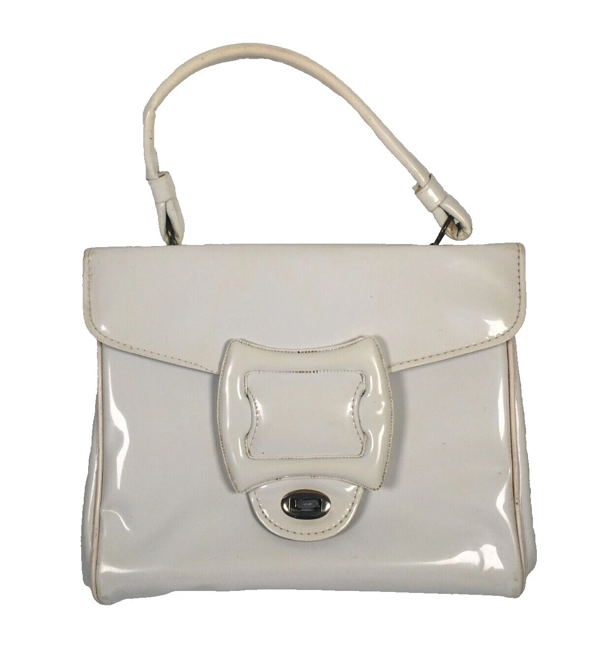 White 1970s Vintage Bags, Handbags & Cases