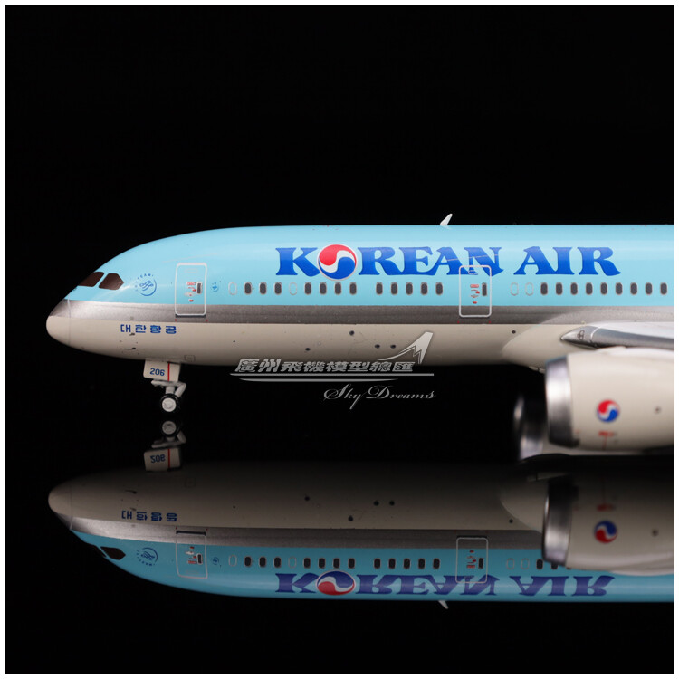 1:400 JC Wings KOREAN AIR BOEING 787-9 Passenger Airplane Diecast