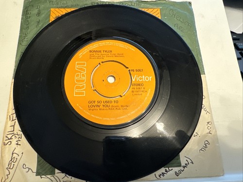 Bonnie Tyler - It's A Heartache 7" Vinyl Single Record - Picture 4 of 6