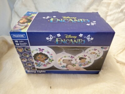Disney ENCANTO Set of 10 Hanging Light String  Stickers Requires 2 AA Batteries 