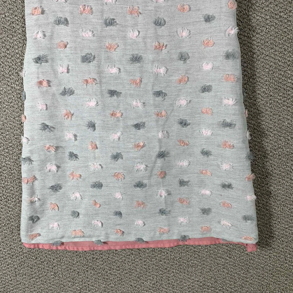 Maria Casero Girls Dress Size 14 Gray Embroidered Lined Pockets Short Sleeves - Image 3 of 4