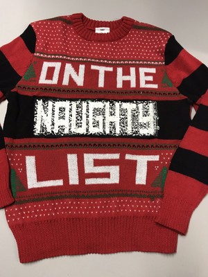 sequins christmas sweater