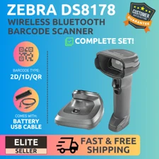 ✅Zebra DS8178 Wireless Handheld Barcode Scanner 2D/1D/QR Code - Complete Set!🔥⭐