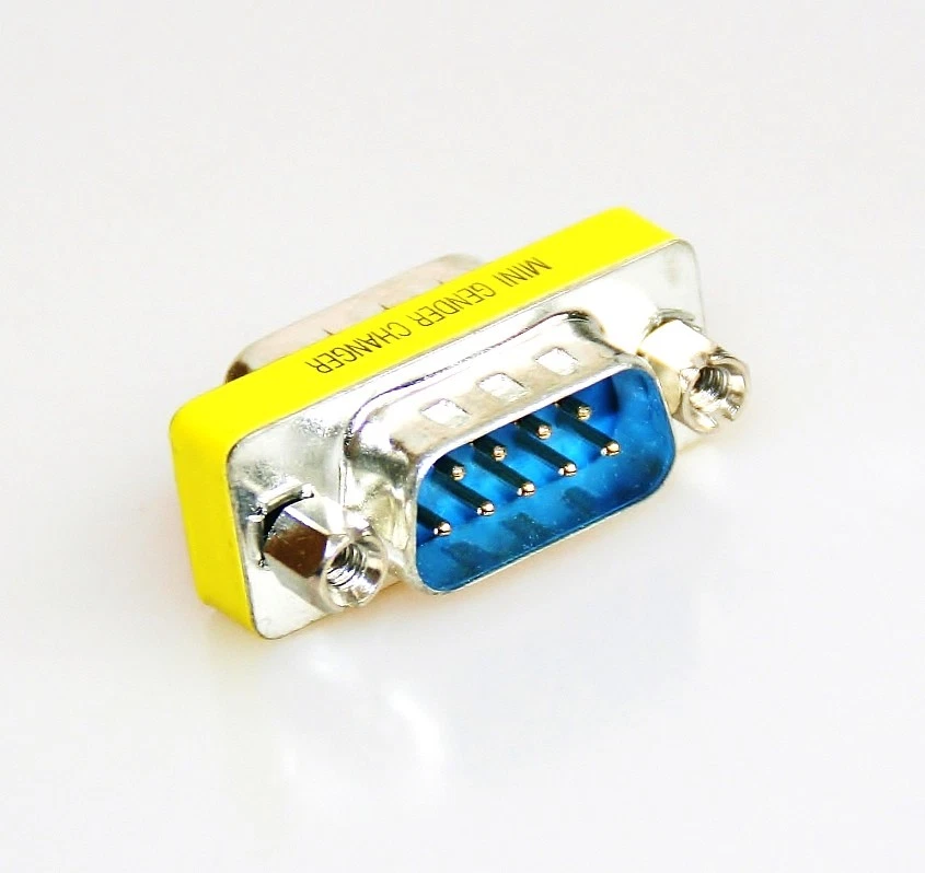 INLINE Adapter Gender Changer 9-pol Stecker St/St D-Sub seriell RS-232 serial Verbinder