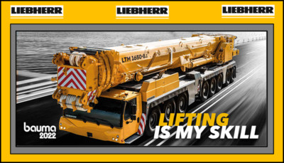 1/50 WSI Liebherr LTM 1650 Mobile Crane - NIB - IN STOCK NOW - FREE SHIPPING $$$