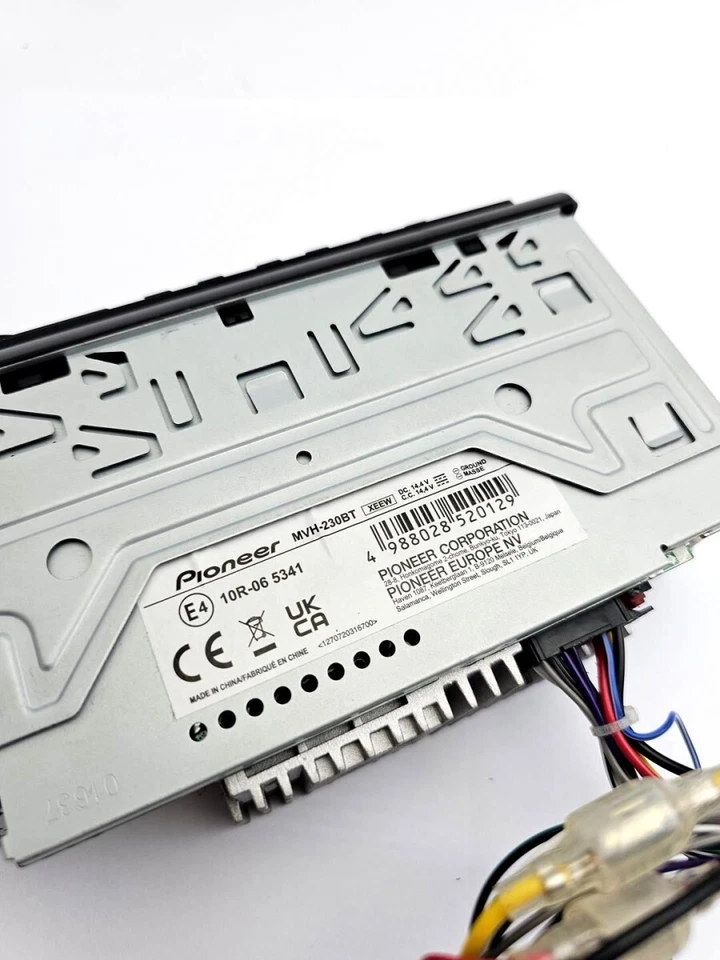 Autoradio Pioneer MVH-230BT Radio 1 Din Bluetooth USB Telaio Corto 50Wx4 GAR ITA - Immagine 4 di 4