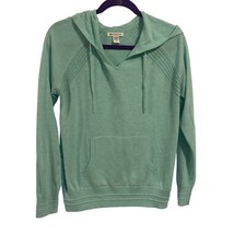 Athleta Evergreen Hoodie Sweater in Paradiso Blue Size S