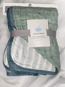 cloud island muslin quilt blanket