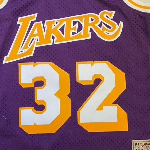 Mitchell & Ness Los Angeles Lakers Magic Johnson #32 Jersey Top Sz Small - Picture 7 of 12