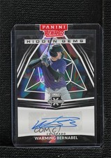 2022 Panini Elite Extra Edition Hidden Gems Black Warming Bernabel Auto 5w0