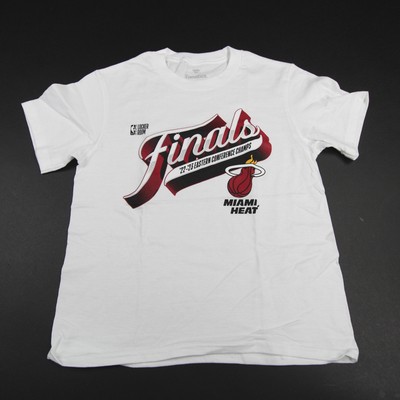 Miami Heat Fanatics Short Sleeve Shirt Youth White New