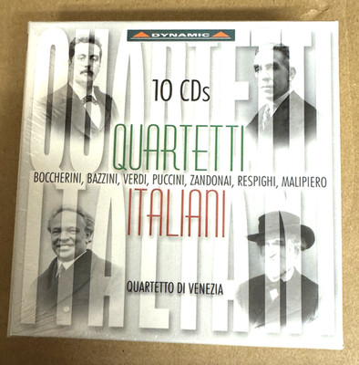 Quartetti Italiani Italian String Quartets Quartetto Di Venezia 10 CD box NEW