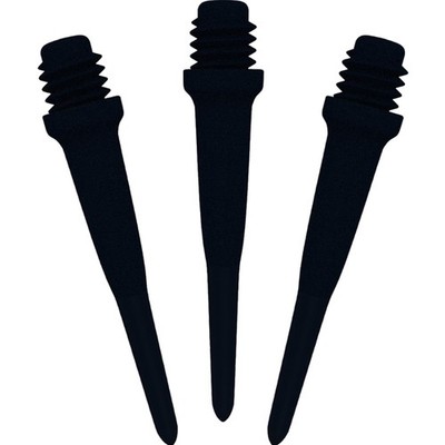 Softdarts Spitzen, Soft Tips, Kunststoff, Schwarz, 100 Stück, langlebig