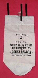 New "Mighty Mick's/Rocky Balboa" Punching Bag Makes A Great Laundry Bag
