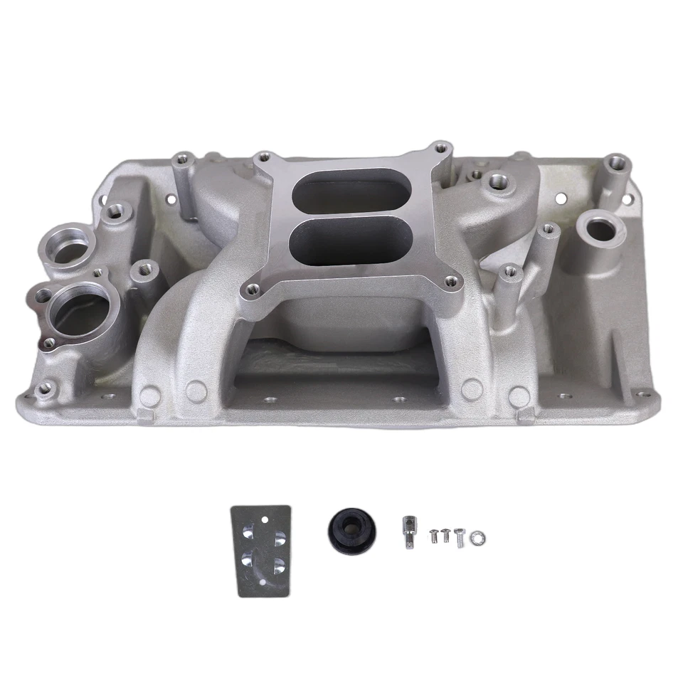 Small Block Dual Plane Air-Gap Intake Manifold For AMC Jeep V8 304-401 1970-1991 Foto 2 de 4