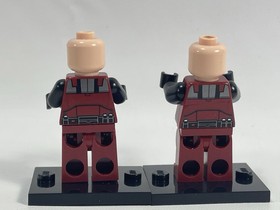 LEGO Star Wars Mini Figure Sith Trooper Dark Red Outfit 75001 sw0436 Minifig 2