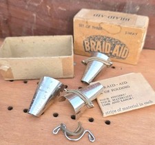 Braid-Aid Rug Braiding Tools 3 Way Lot of 3 Adjustable Vari-Folders Crafts