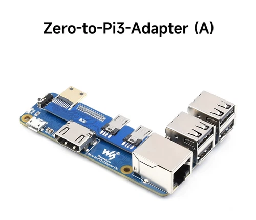Zero 2 W Alternative HATs Expansion Board for RPI Raspberry Pi 0 to Pi3 Adapter