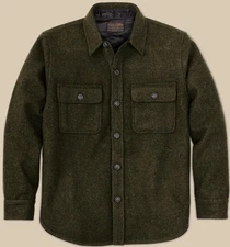 Filson CPO Wool Jac Shirt Forest Green, Men's 2XL NWT MSRP $425