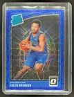 2018-19 Donruss Optic Jalen Brunson Blue Velocity RC #179 Mavericks