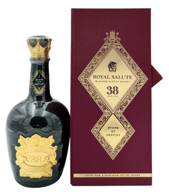 (2286,22 /l) Chivas Regal Royal Salute 38 Years Stone of Destiny 40% 0,5l Flasch