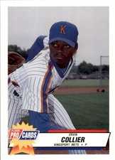 1993 Kingsport Mets Fleer/ProCards #3789 Ervin Collier New Madrid Missouri Card
