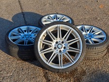 BMW E90 E91 E92 E93 M Sport Style 225M 19" Staggered Alloy MV4 Wheels 8J9J+Tyres