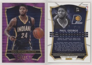 2013-14 Panini Select Purple Prizm /99 Paul George #34