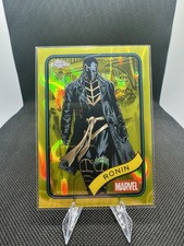 2025 Topps Chrome Marvel Ronin Yellow Lava Refractor #4