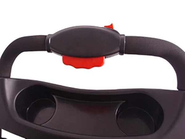 Cochecito para mascotas con ventana completa de 4 ruedas para gatos y perros, con cesta de almacenamiento. Foto 4 de 4