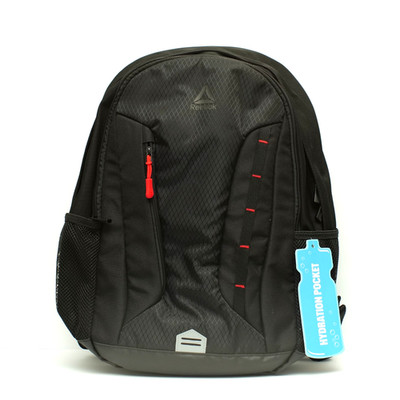 Reebok Unisex Leif 18'' Laptop Backpack, Black