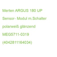 Merten Argus 180 Up Sensor- Modul M.Schalter Polarweiß GläNzend MEG5711-0319 (40