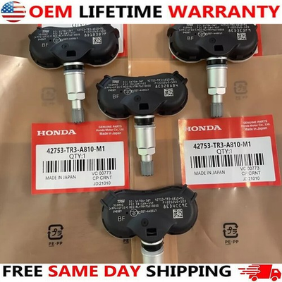 #ad 4X OEM GENUINE TPMS Tire Pressure Sensor For Honda CRZ Odyssey 42753 SNA A830 M1 $28.59