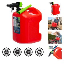 SmartControl 5 Gallon Gas Can with Flame Mitigation and Spout Extender Accessory