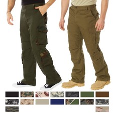 Rothco Men's Vintage Paratrooper Fatigues - Military Style Camo Cargo Pants