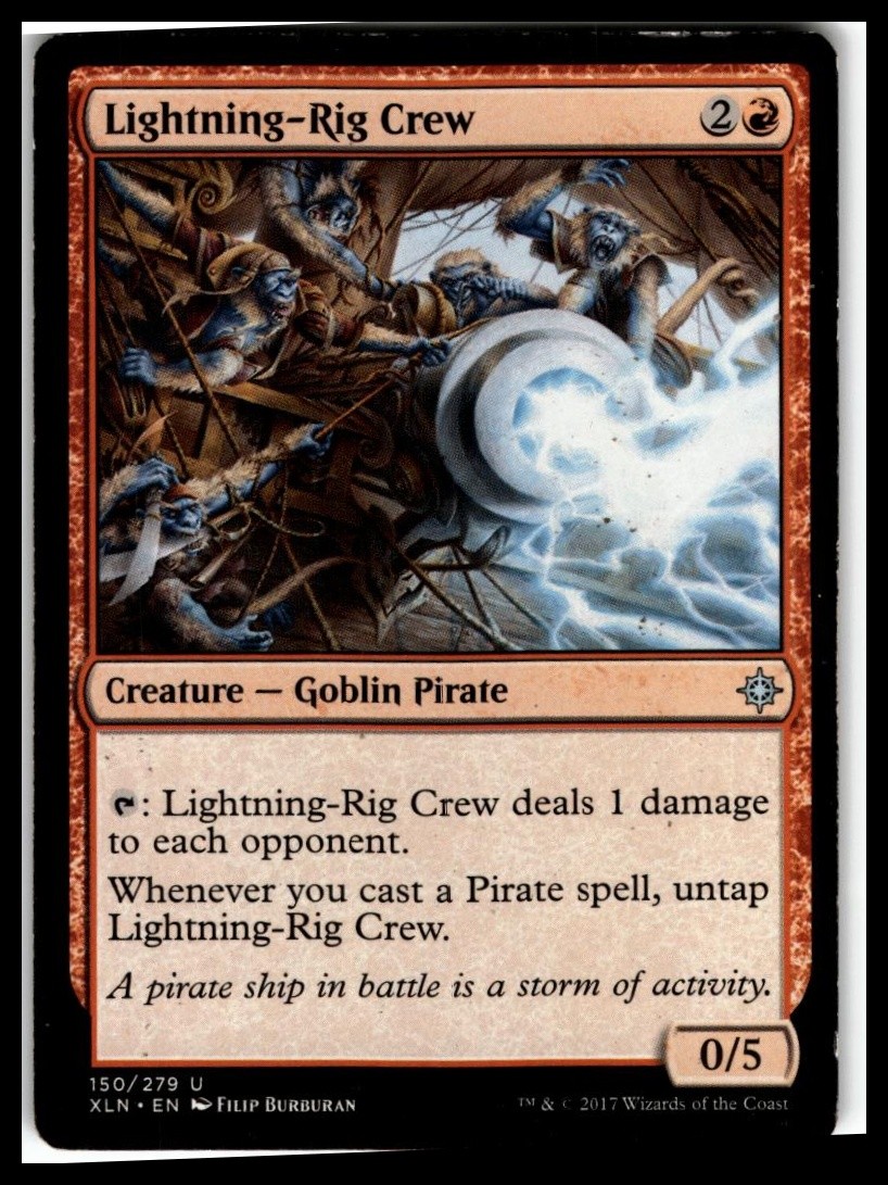 Ixalan #150 Lightning-Rig Crew