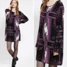 MinkPink X Urban Outfitters Women’s Purple Daytripper Shift Dress Size S $89