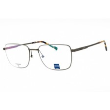 Zeiss Men's Eyeglasses Satin Dark Grey Square Titanium Frame ZS24155 031