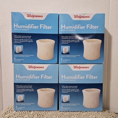 Lot 4 Walgreens Cool Mist Humidifier Filter Replacement HF2112-UL 890-WGN LEV320