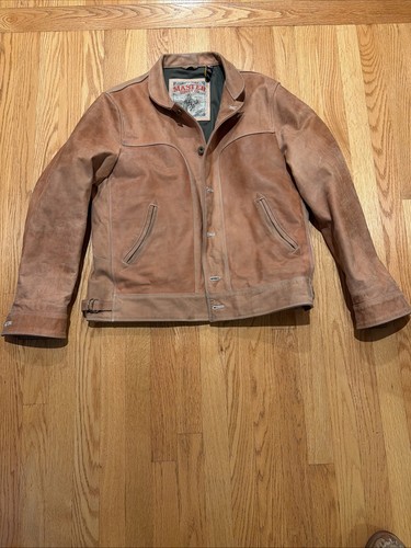 Master Supply Co. Men’s Natural Leather Solaire Jacket M