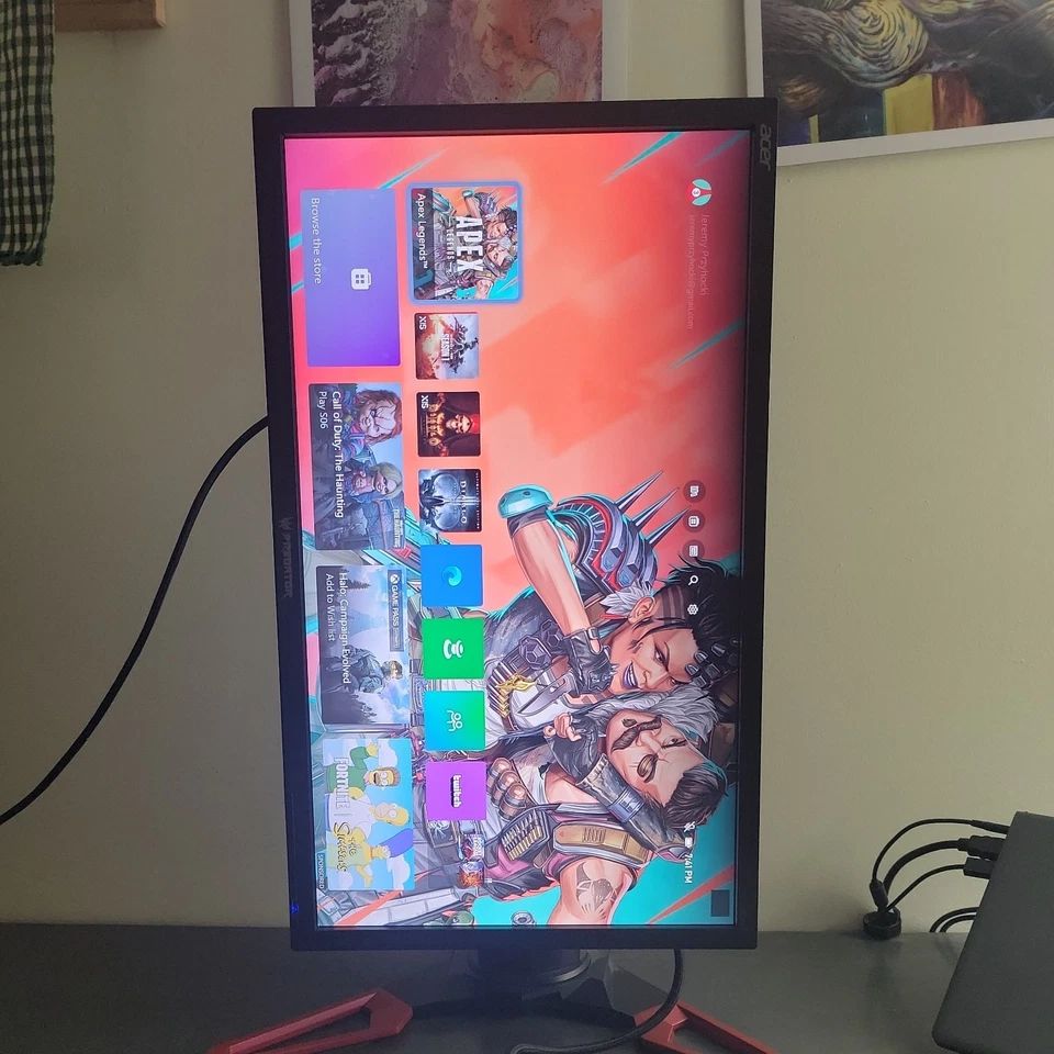 Acer Predator XB241H 24" 144Hz 1ms G-Sync Gaming Monitor - Full HD - Used - Image 3 of 3
