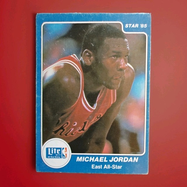 1985 Michael Jordan - Miller Lite All Star Rookie Card - First All Star Appearance
