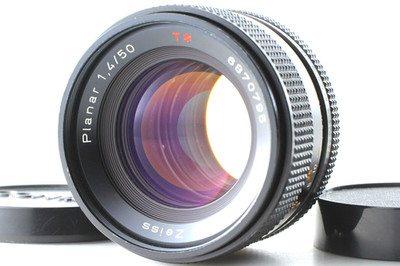 [N Mint+++] Contax Carl Zeiss Planar 50mm f/1.4 T* AEJ Lens C/Y Mount Japan