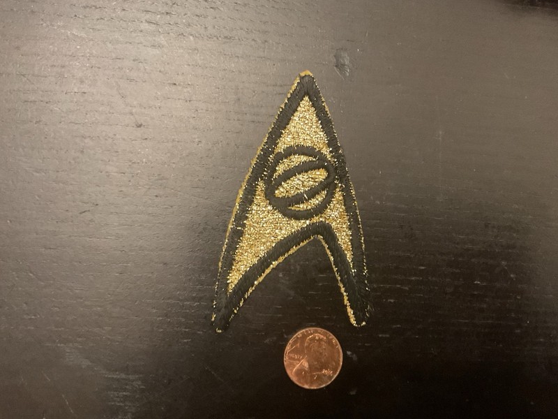 Star Trek Science Officer emblem for clothing