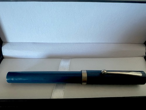 Sheaffer Pen Fountain Pen Blue Pen (M) Medium No Nonsense Vintage B - Picture 2 of 8